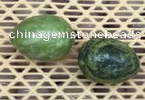 CDN340 35*50mm egg-shaped yellow green pine turquoise decorations