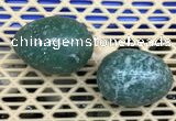 CDN352 35*50mm egg-shaped Qinghai jade decorations wholesale