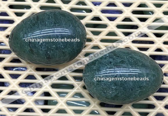 CDN353 35*50mm egg-shaped synthetic gemstone decorations wholesale