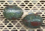 CDN355 35*50mm egg-shaped unakite decorations wholesale