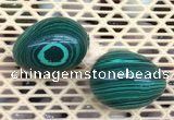 CDN364 35*50mm egg-shaped imitation malachite decorations wholesale