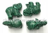 CDN384 20*40*30mm elephant imitation malachite decorations wholesale