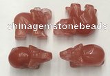 CDN385 20*40*30mm elephant cherry quartz decorations wholesale