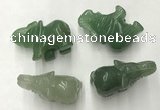 CDN387 20*40*30mm elephant green aventurine decorations wholesale