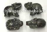 CDN390 20*40*30mm elephant dragon blood jasper decorations wholesale