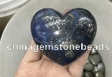 CDN42 65*70mm heart pyrite gemstone decorations