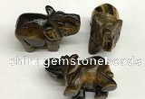 CDN420 25*50*35mm elephant yellow tiger eye decorations wholesale