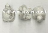 CDN434 28*45*22mm turtle white howlite decorations wholesale