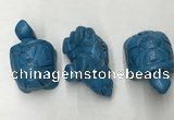 CDN436 28*45*22mm turtle imitation turquoise decorations wholesale