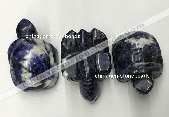 CDN438 28*45*22mm turtle sodalite decorations wholesale