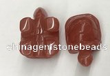 CDN452 38*55*28mm turtle cherry quartz decorations wholesale