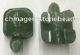 CDN458 38*55*28mm turtle green aventurine decorations wholesale