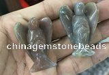 CDN476 30*40mm angel Indian agate decorations wholesale