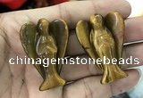 CDN484 30*40mm angel yellow tiger eye decorations wholesale