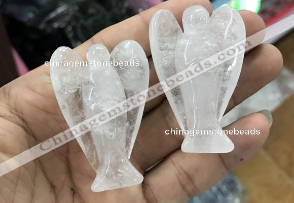 CDN490 35*50mm angel white crystal decorations wholesale