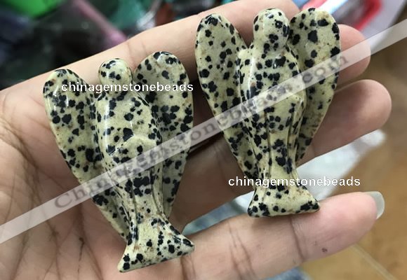 CDN497 35*50mm angel dalmatian jasper decorations wholesale