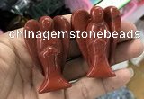 CDN498 35*50mm angel red jasper decorations wholesale