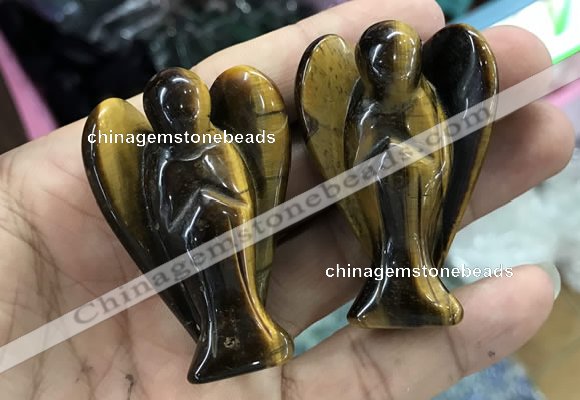 CDN504 35*50mm angel yellow tiger eye decorations wholesale