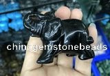 CDN519 33*65*45mm elephant black agate decorations wholesale