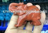 CDN520 33*65*45mm elephant red jasper decorations wholesale