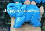 CDN533 35*80*55mm elephant imitation turquoise decorations wholesale