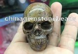 CDN558 35*50*40mm skull agate decorations wholesale