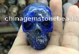 CDN560 35*50*40mm skull lapis lazuli decorations wholesale