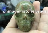 CDN561 35*50*40mm skull unakite decorations wholesale