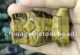 CDN579 35*50mm owl yellow tiger eye decorations wholesale