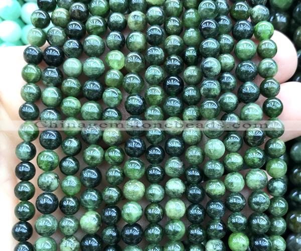 CDQ81 15 inches 6mm round diopside gemstone beads