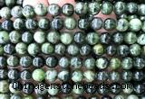 CDQ82 15 inches 8mm round diopside gemstone beads