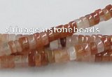 CDQ03 15.5 inches 3*6mm rondelle natural red quartz beads wholesale