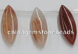 CDQ11 15.5 inches 12*30mm marquise natural red quartz beads wholesale