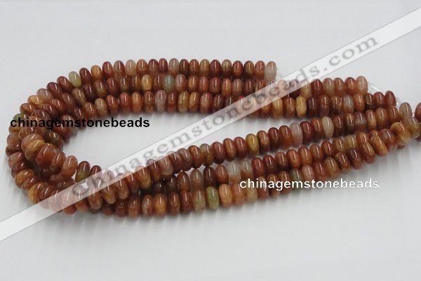 CDQ18 15.5 inches 4*8mm rondelle natural red quartz beads wholesale