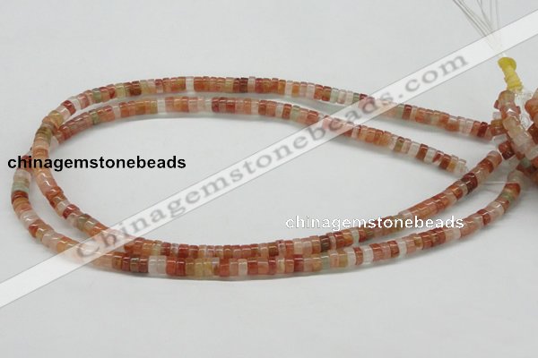 CDQ29 15.5 inches 2*4mm rondelle natural red quartz beads