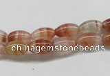 CDQ30 15.5 inches 6*10mm rice natural red quartz beads wholesale