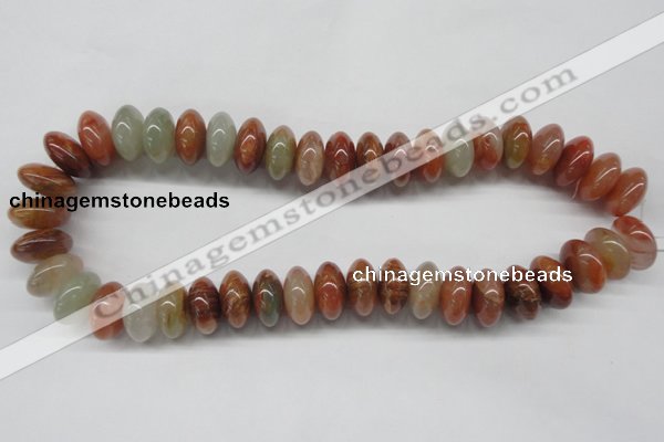 CDQ32 15.5 inches 10*18mm rondelle natural red quartz beads wholesale