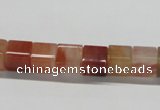 CDQ36 15.5 inches 8*8mm cube natural red quartz beads wholesale