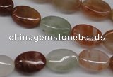 CDQ51 15.5 inches 10*14mm oval natural red quartz beads wholesale