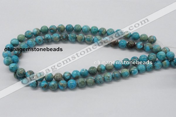 CDS03 16 inches 10mm round dyed serpentine jasper beads wholesale