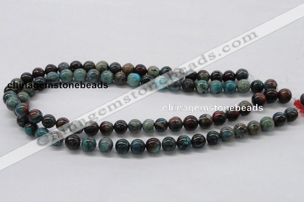 CDS07 16 inches 10mm round dyed serpentine jasper beads wholesale