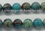 CDS08 16 inches 12mm round dyed serpentine jasper beads wholesale