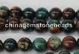 CDS186 15.5 inches 8mm round dyed serpentine jasper beads