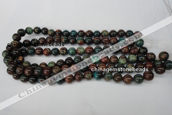 CDS186 15.5 inches 8mm round dyed serpentine jasper beads