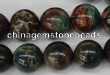 CDS190 15.5 inches 16mm round dyed serpentine jasper beads