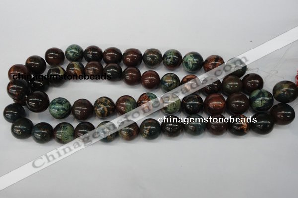 CDS190 15.5 inches 16mm round dyed serpentine jasper beads