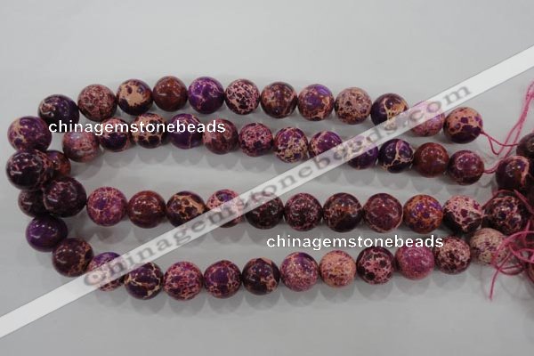 CDT836 15.5 inches 15mm round dyed aqua terra jasper beads wholesale