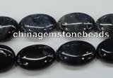 CDU08 15.5 inches 13*18mm oval natural blue dumortierite beads