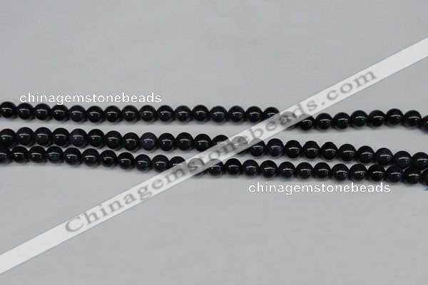 CDU101 15.5 inches 6mm round blue dumortierite beads wholesale