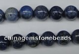 CDU103 15.5 inches 10mm round blue dumortierite beads wholesale